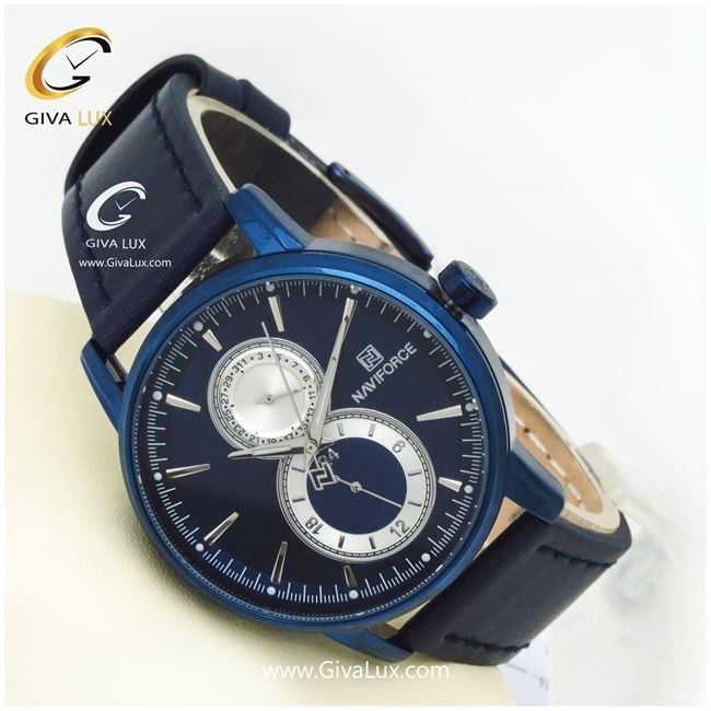 ساعت مردانه نوی فورس سورمه ای مدل NF3005