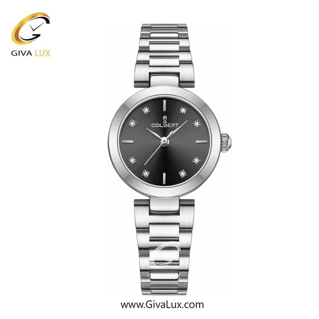 ساعت مچی اورجینال زنانه کلبرت COLBERT نقره ای | نقره ای| مشکی| کد رفرنس 0275L