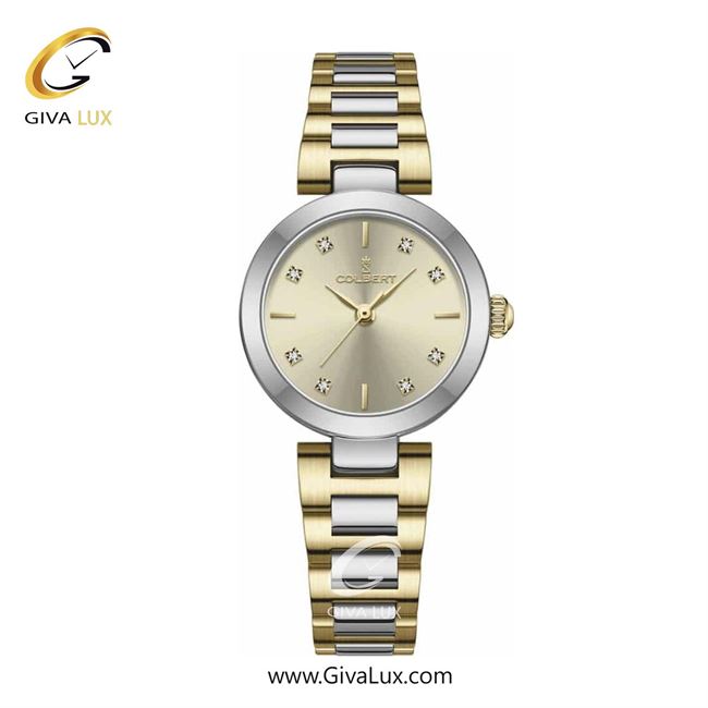 ساعت مچی اورجینال زنانه کلبرت COLBERT نقره ای | طلایی-نقره ای| طلایی| کد رفرنس 0275L