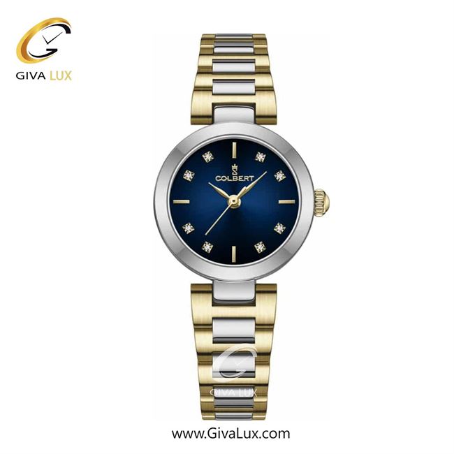 ساعت مچی اورجینال زنانه کلبرت COLBERT نقره ای | طلایی-نقره ای| سرمه ای| کد رفرنس 0275L