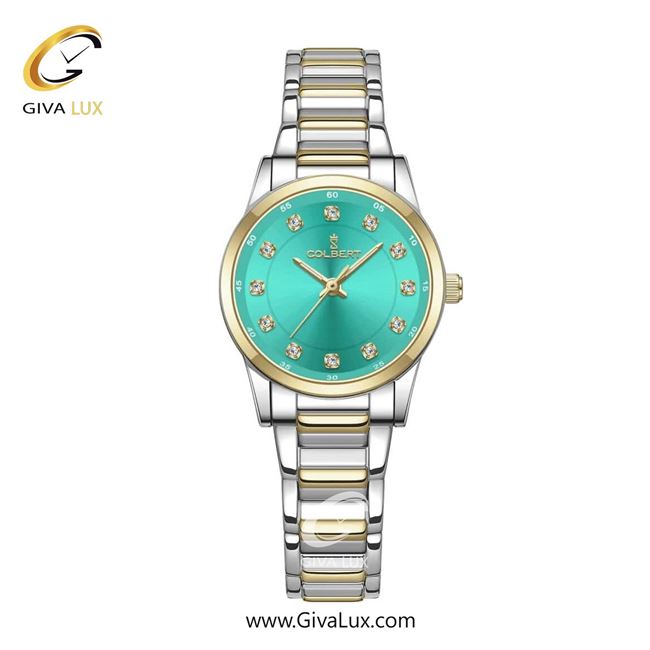 ساعت مچی اورجینال زنانه کلبرت COLBERT طلایی | نقره ای-طلایی| سبزآبی| کد رفرنس 0277L