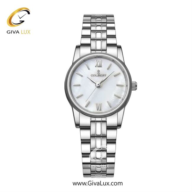 ساعت مچی اورجینال زنانه کلبرت COLBERT نقره ای | نقره ای| سفید صدفی| کد رفرنس 0278L