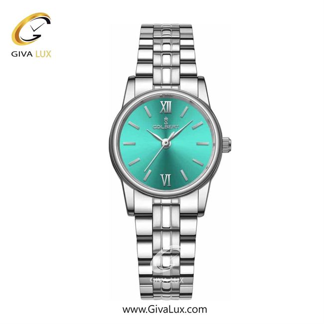 ساعت مچی اورجینال زنانه کلبرت COLBERT نقره ای | نقره ای| سبزآبی| کد رفرنس 0278L