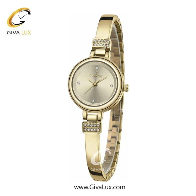 ساعت مچی اورجینال زنانه کلبرت COLBERT طلایی | طلایی| خاکی| کد رفرنس  0279L