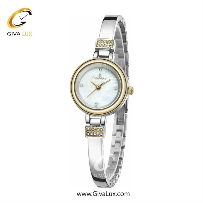 ساعت مچی اورجینال زنانه کلبرت COLBERT طلایی | نقره ای| سفید صدفی| کد رفرنس  0279L