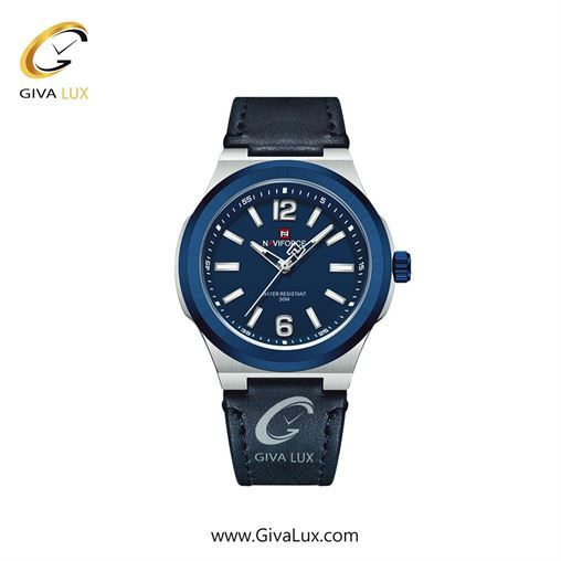 ساعت مچی اورجینال مردانه ناوی فورس|Naviforce|نوی فورس|نیوی فورس سرمه ای-نقره ای | سرمه ای| سفید-آبی| کد رفرنس NF9233 S/BE/BE