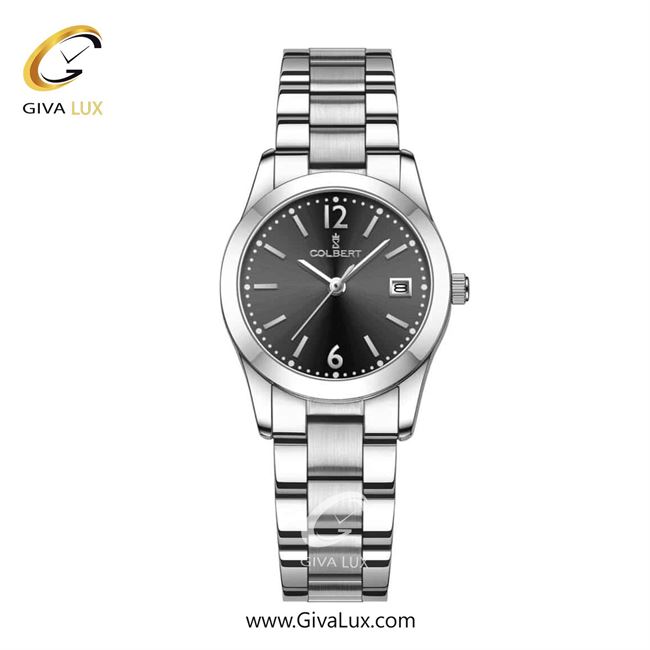 ساعت مچی اورجینال زنانه کلبرت COLBERT نقره ای | نقره ای| مشکی| کد رفرنس 0280L