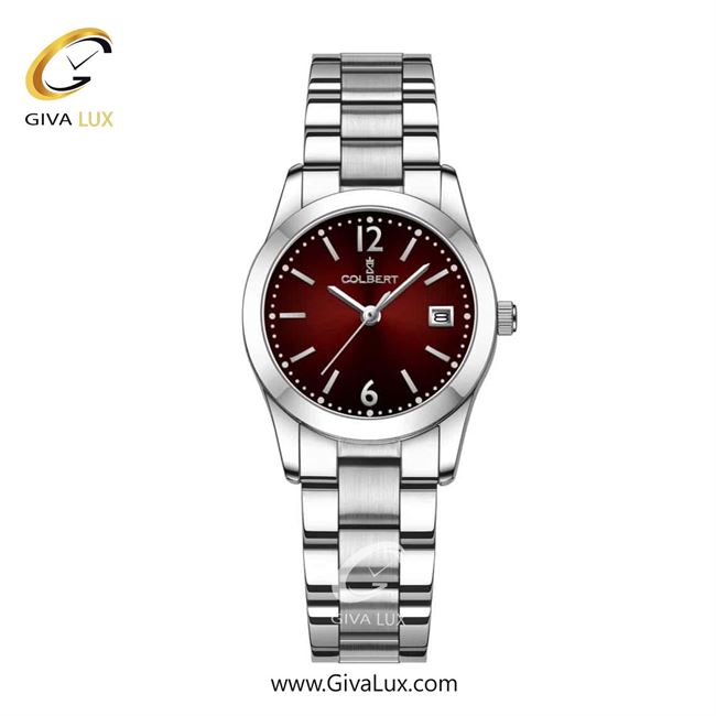 ساعت مچی اورجینال زنانه کلبرت COLBERT نقره ای | نقره ای| زرشکی| کد رفرنس 0280L