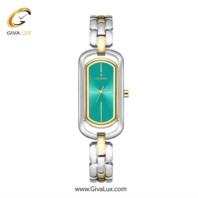 ساعت مچی اورجینال زنانه کلبرت COLBERT نقره ای-طلایی | طلایی-نقره ای| سبزآبی| کد رفرنس 0281L