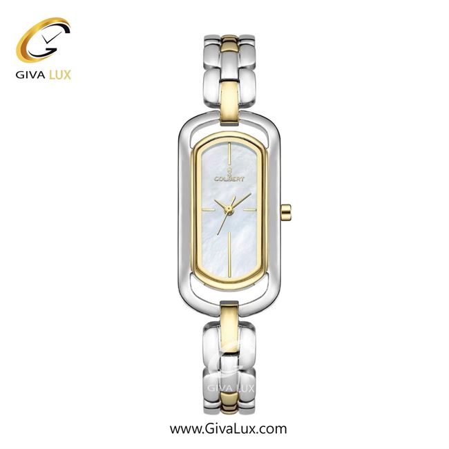 ساعت مچی اورجینال زنانه کلبرت COLBERT نقره ای-طلایی | نقره ای-طلایی| سفید صدفی| کد رفرنس 0281L