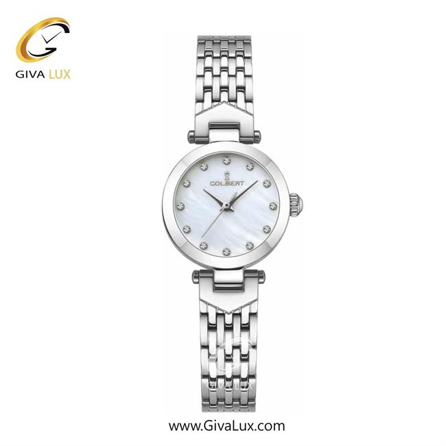 ساعت مچی اورجینال زنانه کلبرت COLBERT نقره ای | نقره ای| سفید صدفی| کد رفرنس 0282L