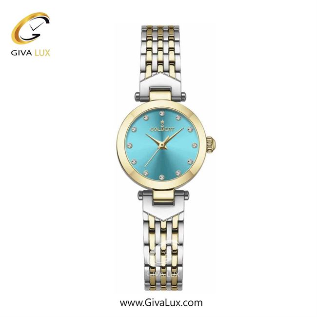 ساعت مچی اورجینال زنانه کلبرت COLBERT طلایی | نقره ای-طلایی| آبی| کد رفرنس 0282L