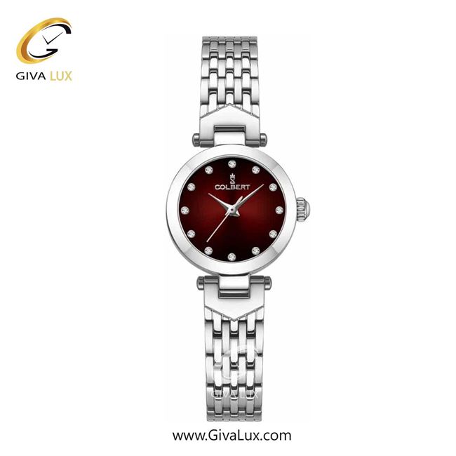 ساعت مچی اورجینال زنانه کلبرت COLBERT نقره ای | نقره ای| زرشکی| کد رفرنس 0282L