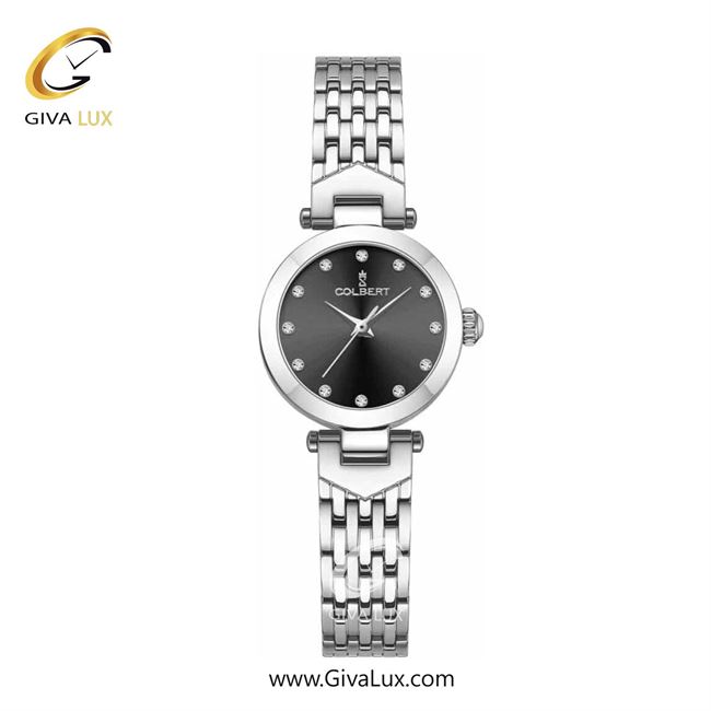 ساعت مچی اورجینال زنانه کلبرت COLBERT نقره ای | نقره ای| مشکی| کد رفرنس 0282L