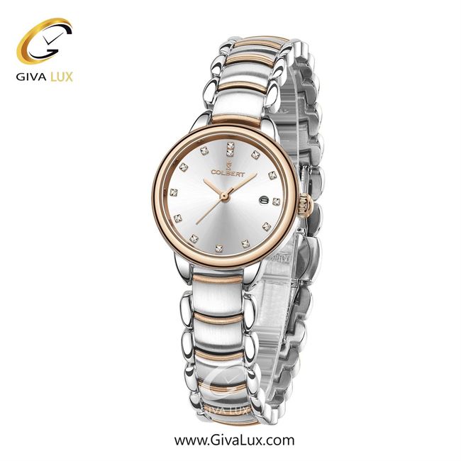 ساعت مچی اورجینال زنانه کلبرت COLBERT رزگلد | نقره ای-رزگلد| نقره ای| کد رفرنس 0283L
