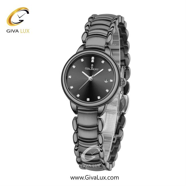 ساعت مچی اورجینال زنانه کلبرت COLBERT تیتانیوم | تیتانیوم| مشکی| کد رفرنس 0283L