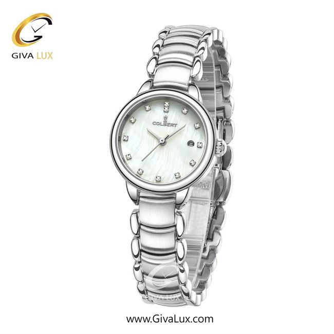 ساعت مچی اورجینال زنانه کلبرت COLBERT نقره ای | نقره ای| سفید صدفی| کد رفرنس 0283L