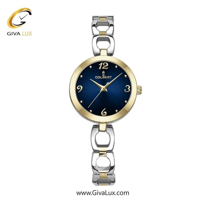 ساعت مچی اورجینال زنانه کلبرت COLBERT طلایی | نقره ای-طلایی| سرمه ای| کد رفرنس 0284L