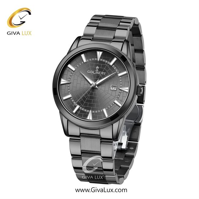 ساعت مچی اورجینال مردانه کلبرت COLBERT تیتانیوم | تیتانیوم| دودی|تیتانیوم| کد رفرنس 0289G