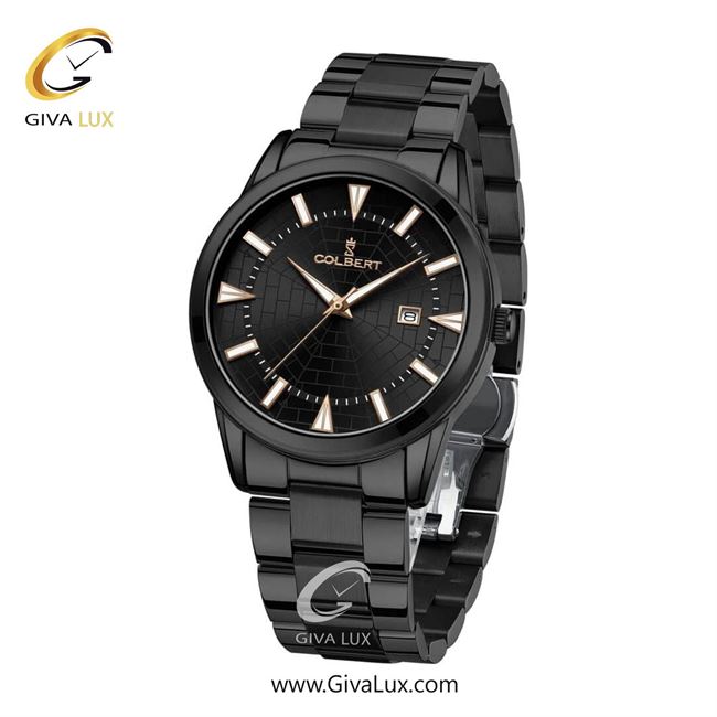 ساعت مچی اورجینال مردانه کلبرت COLBERT مشکی | مشکی| مشکی| کد رفرنس 0289G