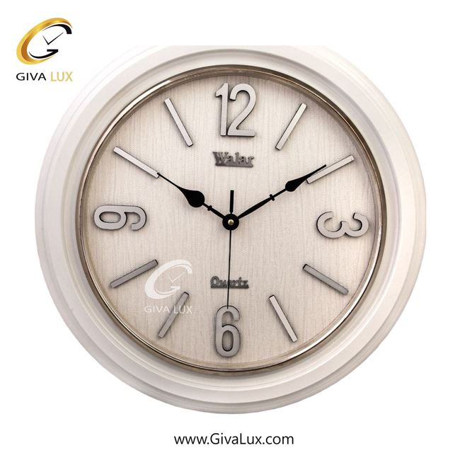 ساعت دیواری اورجینال والار PVC سفید| کد رفرنس 102