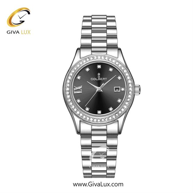 ساعت مچی اورجینال زنانه کلبرت COLBERT نقره ای | نقره ای| مشکی| کد رفرنس 0296L