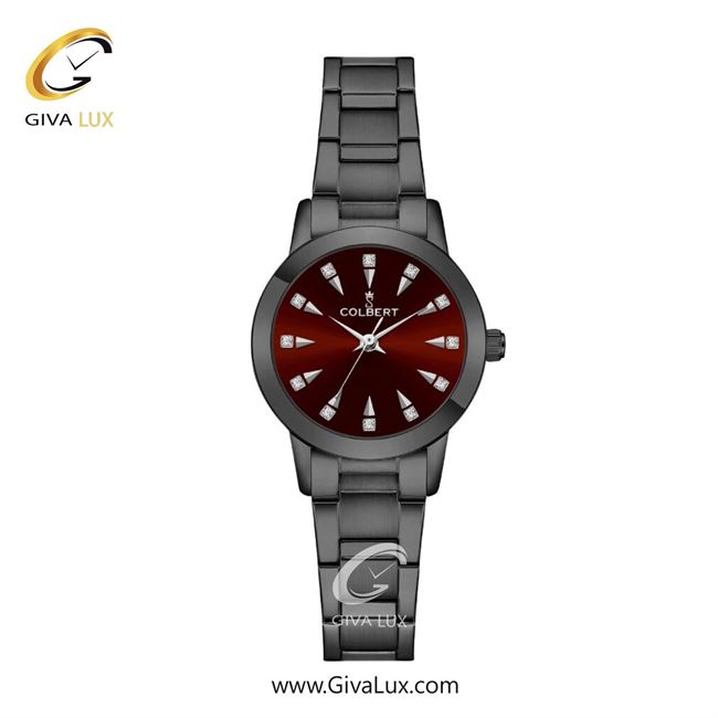ساعت مچی اورجینال زنانه کلبرت COLBERT تیتانیوم | تیتانیوم| زرشکی| کد رفرنس 0297L