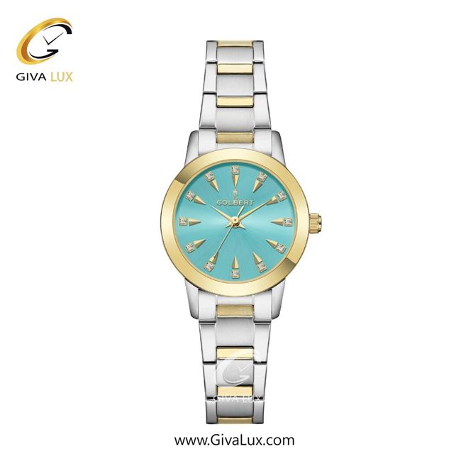 ساعت مچی اورجینال زنانه کلبرت COLBERT طلایی | طلایی-نقره ای| آبی| کد رفرنس 0297L