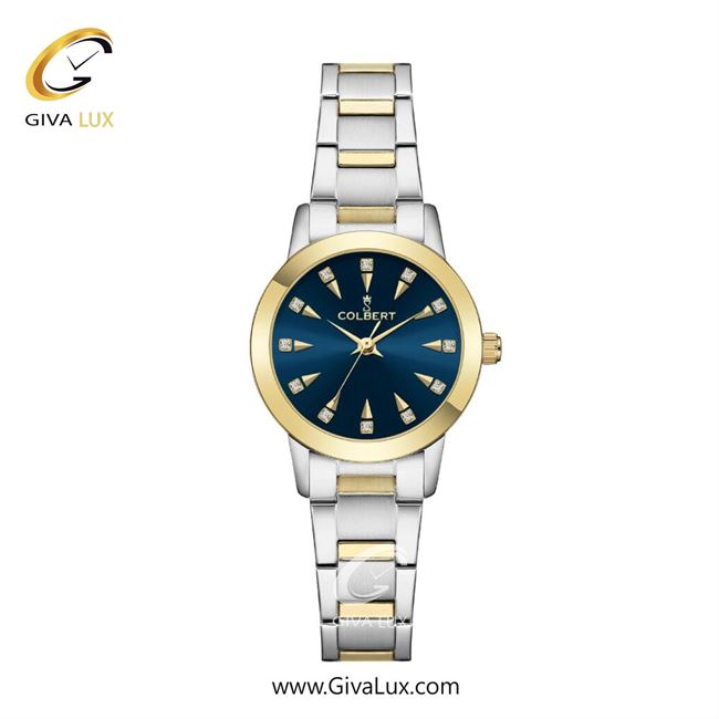 ساعت مچی اورجینال زنانه کلبرت COLBERT طلایی | طلایی-نقره ای| سرمه ای| کد رفرنس 0297L