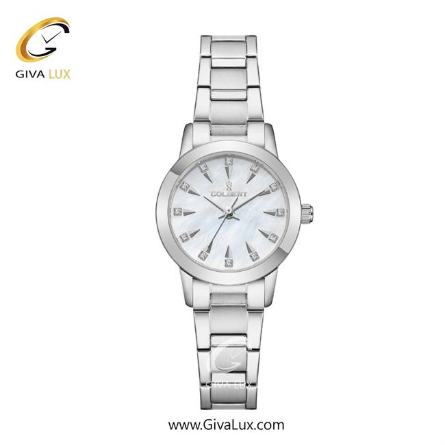 ساعت مچی اورجینال زنانه کلبرت COLBERT نقره ای | نقره ای| سفید صدفی| کد رفرنس 0297L