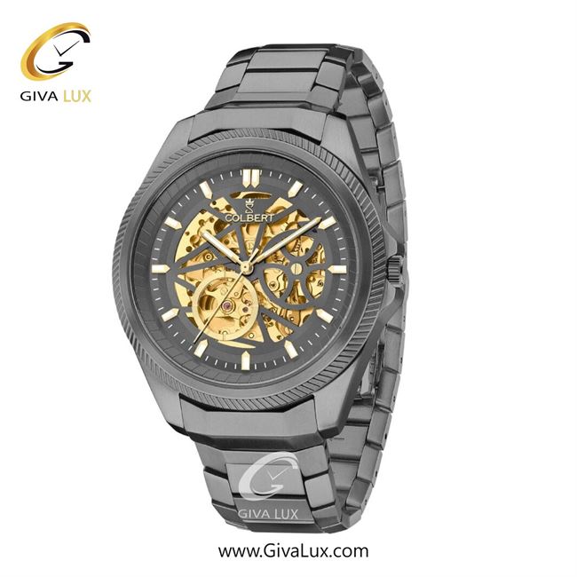 ساعت مچی اورجینال مردانه کلبرت COLBERT تیتانیوم | تیتانیوم| طلایی-دودی|تیتانیوم| کد رفرنس 0300M