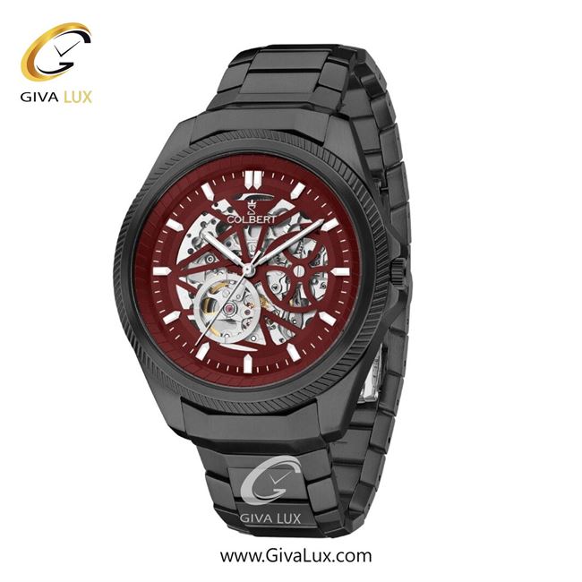 ساعت مچی اورجینال مردانه کلبرت COLBERT مشکی | مشکی| نقره ای-زرشکی| کد رفرنس 0300M
