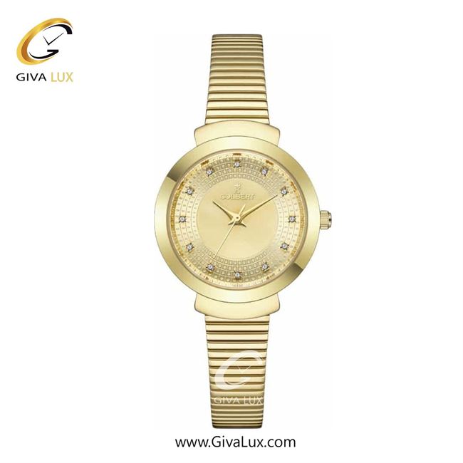 ساعت مچی اورجینال زنانه کلبرت COLBERT طلایی | طلایی| طلایی| کد رفرنس 0301L