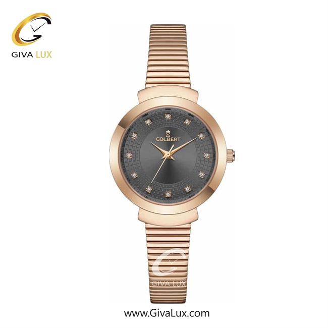 ساعت مچی اورجینال زنانه کلبرت COLBERT رزگلد | رزگلد| دودی|تیتانیوم| کد رفرنس 0301L