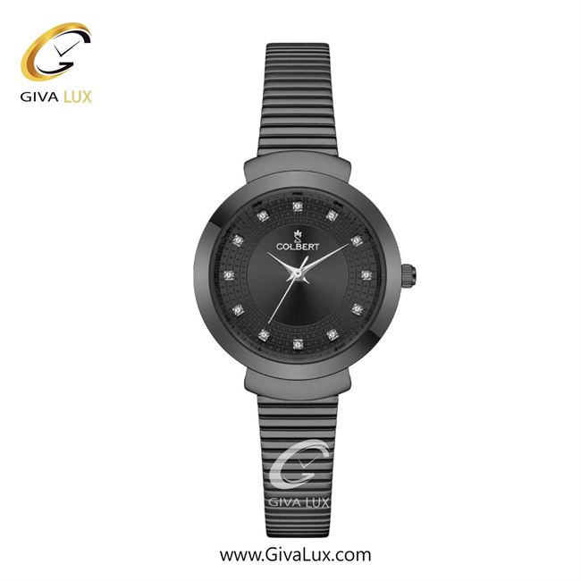 ساعت مچی اورجینال زنانه کلبرت COLBERT تیتانیوم | تیتانیوم| مشکی| کد رفرنس 0301L