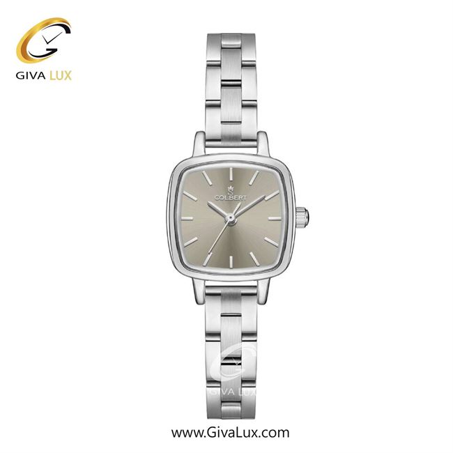 ساعت مچی اورجینال زنانه کلبرت COLBERT نقره ای | نقره ای| خاکستری بژ| کد رفرنس 0302L