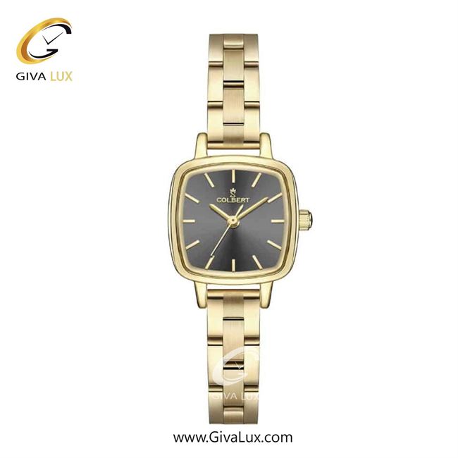 ساعت مچی اورجینال زنانه کلبرت COLBERT طلایی | طلایی| دودی|تیتانیوم| کد رفرنس 0302L