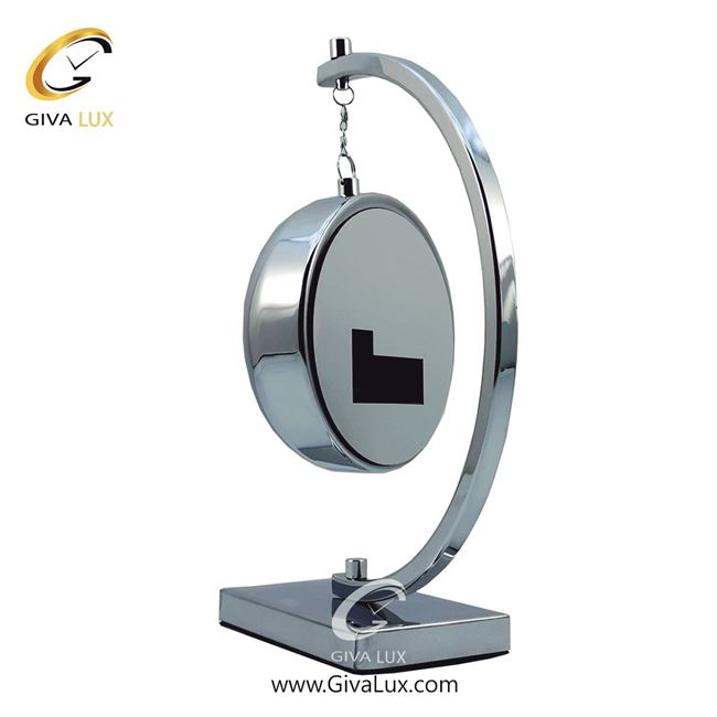 ساعت رومیزی آلیاژ فلزی| 30260-Silver-2.jpg