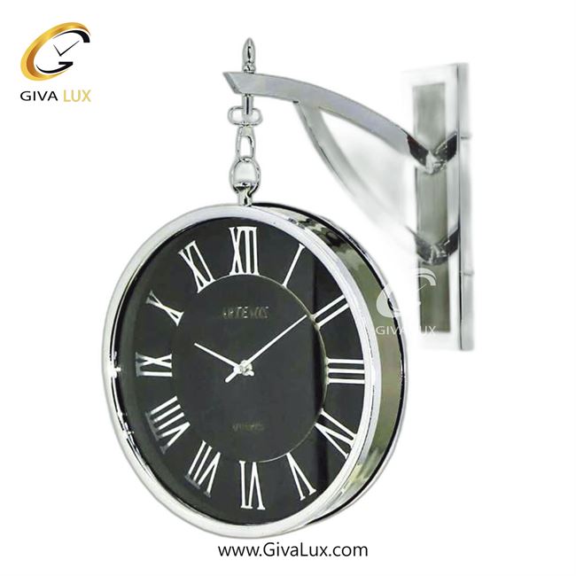 ساعت دیواری اورجینال آرتمیس آلیاژ فلزی نقره ای| کد رفرنس 30280