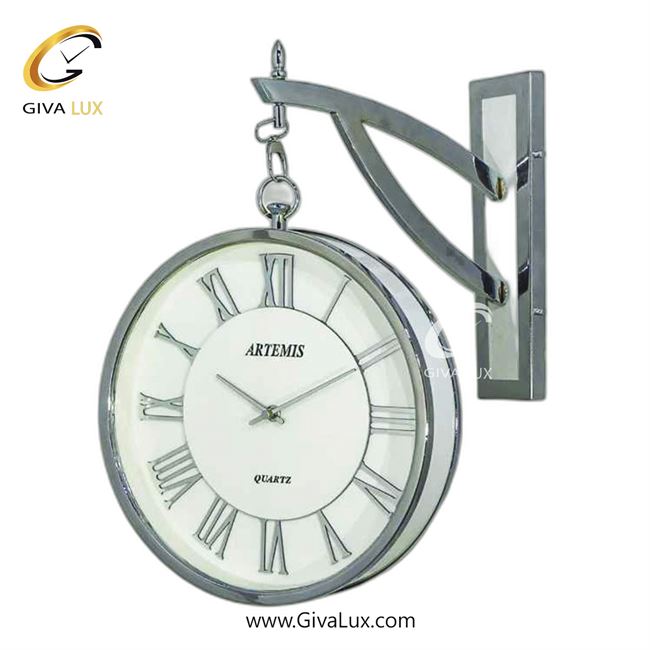 ساعت دیواری اورجینال آرتمیس آلیاژ فلزی نقره ای| کد رفرنس 30280