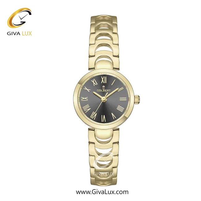 ساعت مچی اورجینال زنانه کلبرت COLBERT طلایی | طلایی| دودی|تیتانیوم| کد رفرنس  0303L