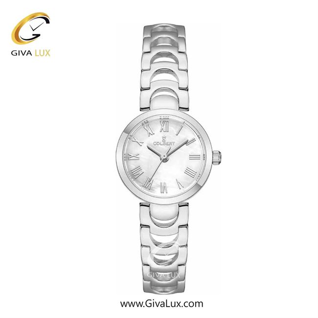 ساعت مچی اورجینال زنانه کلبرت COLBERT نقره ای | نقره ای| سفید صدفی| کد رفرنس  0303L
