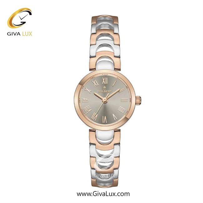 ساعت مچی اورجینال زنانه کلبرت COLBERT رزگلد | رزگلد-نقره ای| طوسی| کد رفرنس  0303L