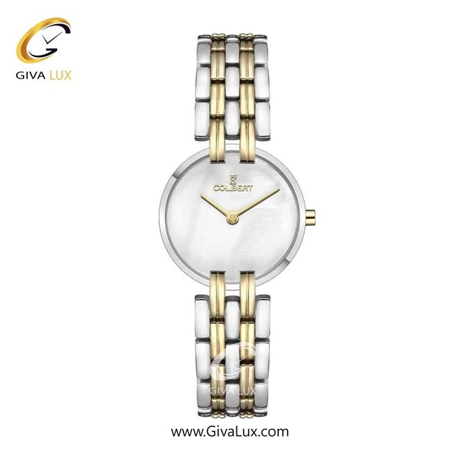 ساعت مچی اورجینال زنانه کلبرت COLBERT نقره ای | نقره ای-طلایی| سفید صدفی| کد رفرنس 0306L
