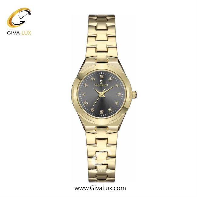 ساعت مچی اورجینال زنانه کلبرت COLBERT طلایی | طلایی| دودی|تیتانیوم| کد رفرنس 0309L