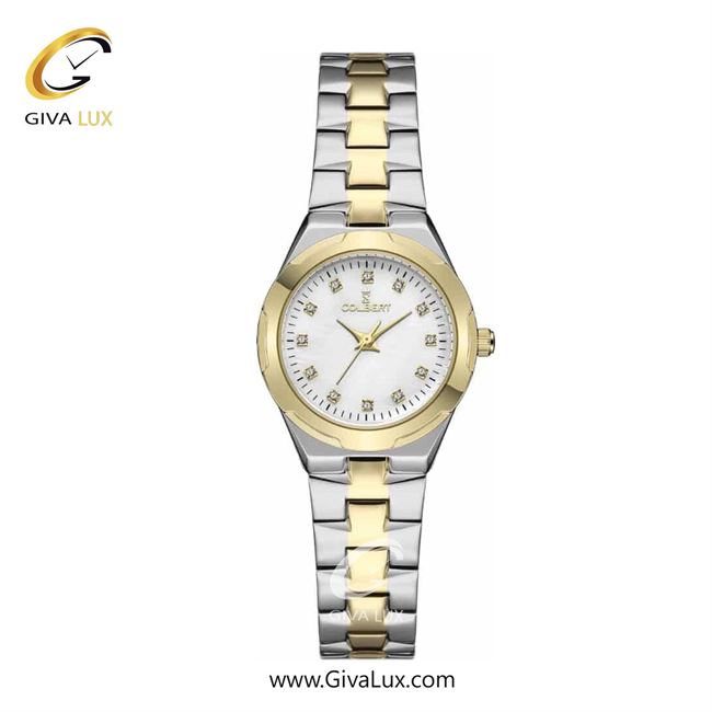 ساعت مچی اورجینال زنانه کلبرت COLBERT طلایی | نقره ای-طلایی| سفید صدفی| کد رفرنس 0309L