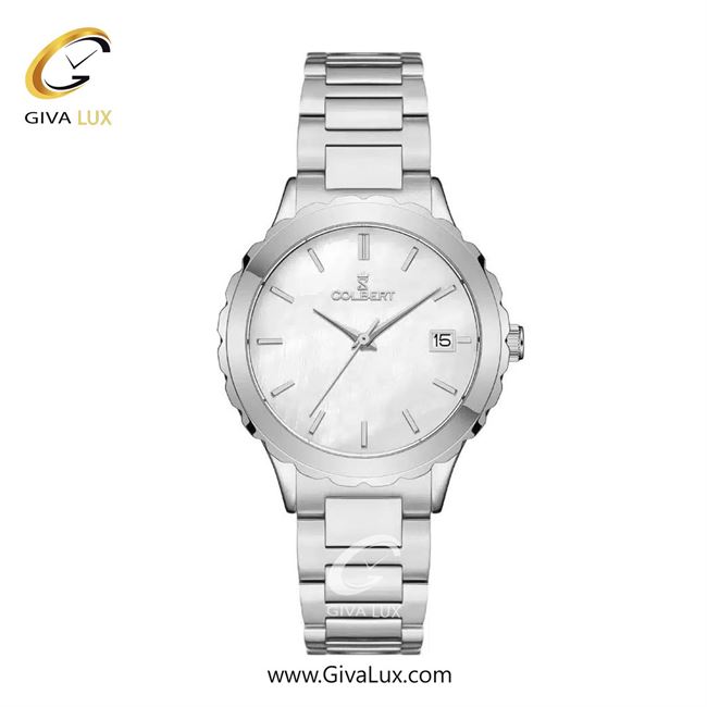 ساعت مچی اورجینال زنانه کلبرت COLBERT نقره ای | نقره ای| سفید صدفی| کد رفرنس 0310L
