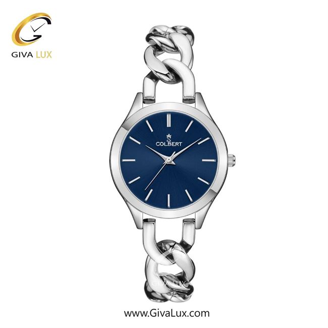 ساعت مچی اورجینال زنانه کلبرت COLBERT نقره ای | نقره ای| سرمه ای| کد رفرنس 0312L