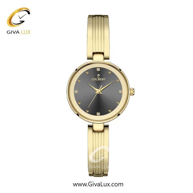 ساعت مچی اورجینال زنانه کلبرت COLBERT طلایی | طلایی| دودی|تیتانیوم| کد رفرنس 0313L