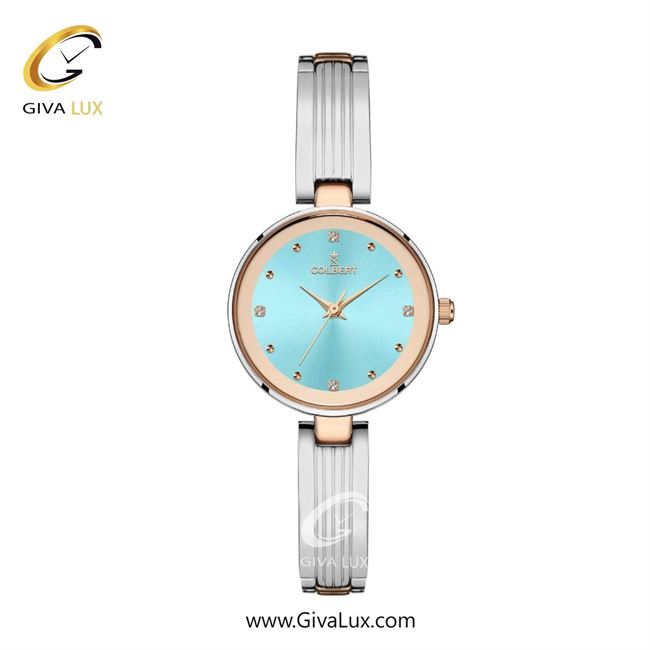 ساعت مچی اورجینال زنانه کلبرت COLBERT نقره ای-رزگلد | نقره ای-رزگلد| آبی| کد رفرنس 0313L